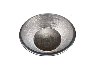 Haute qualité en cuivre pur pied pédicure bol argent martelé conception bon prix vente chaude métal pied Spa bain - Product Image 1