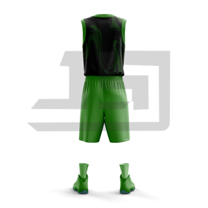 Uniforme de basket-ball personnalisé par le fabricant, tissu respirant de qualité supérieure, short en jersey 100% polyester, tissu léger pour l'entraînement des équipes - Product Image 3