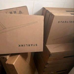 ชุดเริ่มต้นอินเทอร์เน็ตดาวเทียมความเร็วสูง Starlink พร้อมจานรับสัญญาณปรับแนวอัตโนมัติ ตัวนำอะลูมิเนียมอัลลอยด์ ความยาว 50 ซม. - Product Image 2