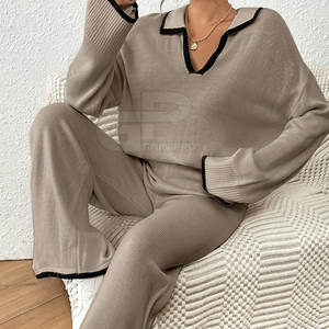 Ensemble deux pièces oversize pour femme, tenue décontractée pour la maison et l'extérieur - Product Image 6