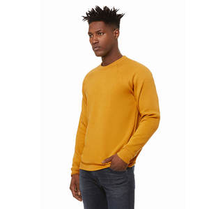 Sudadera con capucha Bella + Canvas 3901 Forest Fleece Unisex Soft Raglan Crew Neck con diseño de logotipo personalizado bordado para invierno - Product Image 5