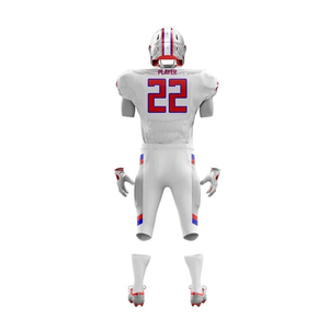 Ensemble de maillot de football américain personnalisé en tissu extensible respirant, séchage rapide, évacuation de l'humidité, anti-UV, durable - Product Image 6