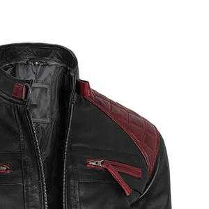 Chaqueta de cuero genuino de primera calidad con diseño elegante Costura duradera Ajuste cómodo. Para ropa informal o formal Talla XS - Product Image 5