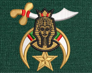 Shriner's Masonic Winter Hat Black <b>Green</b> White <b>Beanie</b> Cap Shriners Freemasons High Quality Wholesale Customized Knitted <b>Beanies</b> - Product Image 4