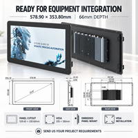 PC industriel Intel 23,6 pouces, Core i5 i7 J6412 N97, écran tactile 10 points, sans ventilateur, ordinateur HMI pour l'automatisation d'usine MES