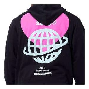 Sweats à capuche streetwear pour hommes avec logo personnalisé de haute qualité 100% coton surdimensionné unisexe poids lourd 3D sweats à capuche avec lettres à impression bouffante - Product Image 1