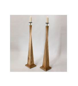 Portavelas de madera con aspecto de lujo, portavelas y soporte para mesa de boda, forma y tamaño personalizados - Product Image 4