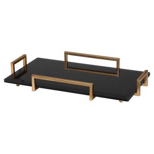 Plateau de service arrondi fait à la main pour la cuisine, la restauration et le service à thé/café équipement de service de nourriture plateau décoratif pour serveur de nourriture - Product Image 2
