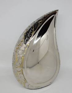 Urnas de cremación de latón rojo Premium para adultos de latón con bolsa de terciopelo gratis fabricante indio - Product Image 4