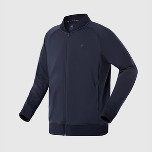 Blouson de style formel pour hommes avec col côtelé Fermeture à glissière d'hiver Service OEM disponible - Product Image 3