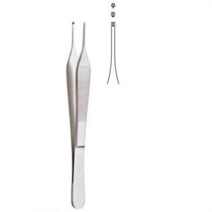 คีมจับเนื้อเยื่อ BOB Adson ขนาด 12 ซม. 15 ซม. คุณภาพสูง ผลิตด้วยมือ ทำจากสแตนเลส สีเงิน ได้รับการรับรองมาตรฐาน CE สำหรับการผ่าตัด - Product Image 3