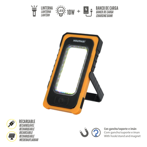 Torcia LED Solare Ricaricabile 10 Watt 750 Lumen - Product Image 5