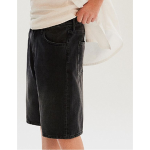 High Quality <b>Men</b> Summer Jean <b>Shorts</b> High Street <b>Vintage</b> Loose Fit Distressed Washed <b>Men</b> Denim <b>Shorts</b> OEM Serviced New Fashion - Product Image 2