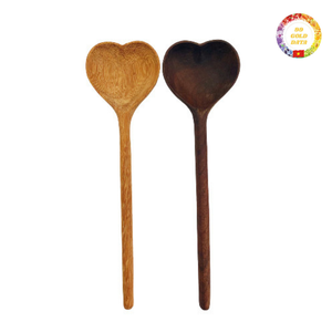 Cuillère de service en bois écologique naturelle pour la conception durable d'ustensiles de cuisine de restauration pour le restaurant et l'hôtel - Product Image 5