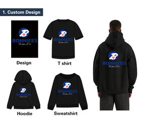 เสื้อฮู้ดดี้ผ้าเฟรนช์เทอร์รี่ 370gsm แบบสั่งทำพิเศษ คุณภาพสูง 100% ผ้าฝ้าย ทรงโอเวอร์ไซส์ แบบซิป ไม่มีลาย - Product Image 4