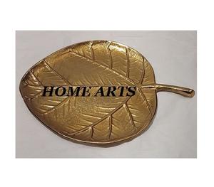 Plato para servir alimentos de color dorado de aluminio con plato para servir dulces chocolates de Calidad exclusiva para uso en hoteles - Product Image 5