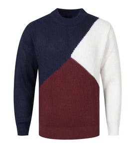 คุณภาพสูง OEM เสื้อกันหนาวผู้ชายแขนยาวโลโก้ที่กําหนดเองพิมพ์เสื้อกันหนาวคอกลมขนาดใหญ่เสื้อกันหนาวระบายอากาศสวมใส่ฤดูหนาว - Product Image 1