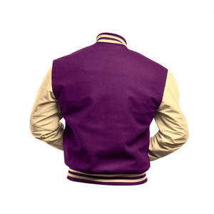 Chaquetas universitarias de lana a prueba de viento al por mayor-Logotipo personalizado para hombres y mujeres, chaquetas Letterman ideales para equipos, clubes y escuelas - Product Image 3