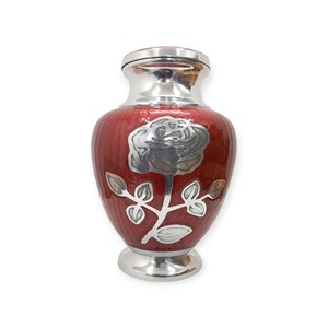 โกศเก็บอัฐิสีดำสไตล์โมเดิร์น พร้อมลวดลายเรขาคณิตสีเงิน สำหรับการจัดงานศพแบบร่วมสมัย - Product Image 4