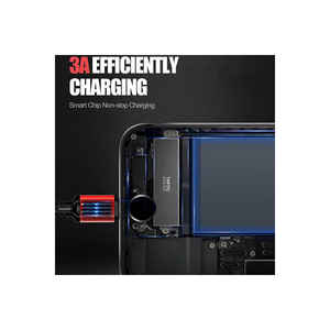 Netzy LC93 Cable de Carga Rápida 3 en 1 Compatibilidad Universal Multi USB Rojo - Product Image 5