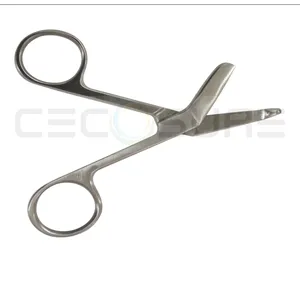 不锈钢绷带和护理剪刀家庭圆头，组织剪刀家庭医疗护理伤口敷料