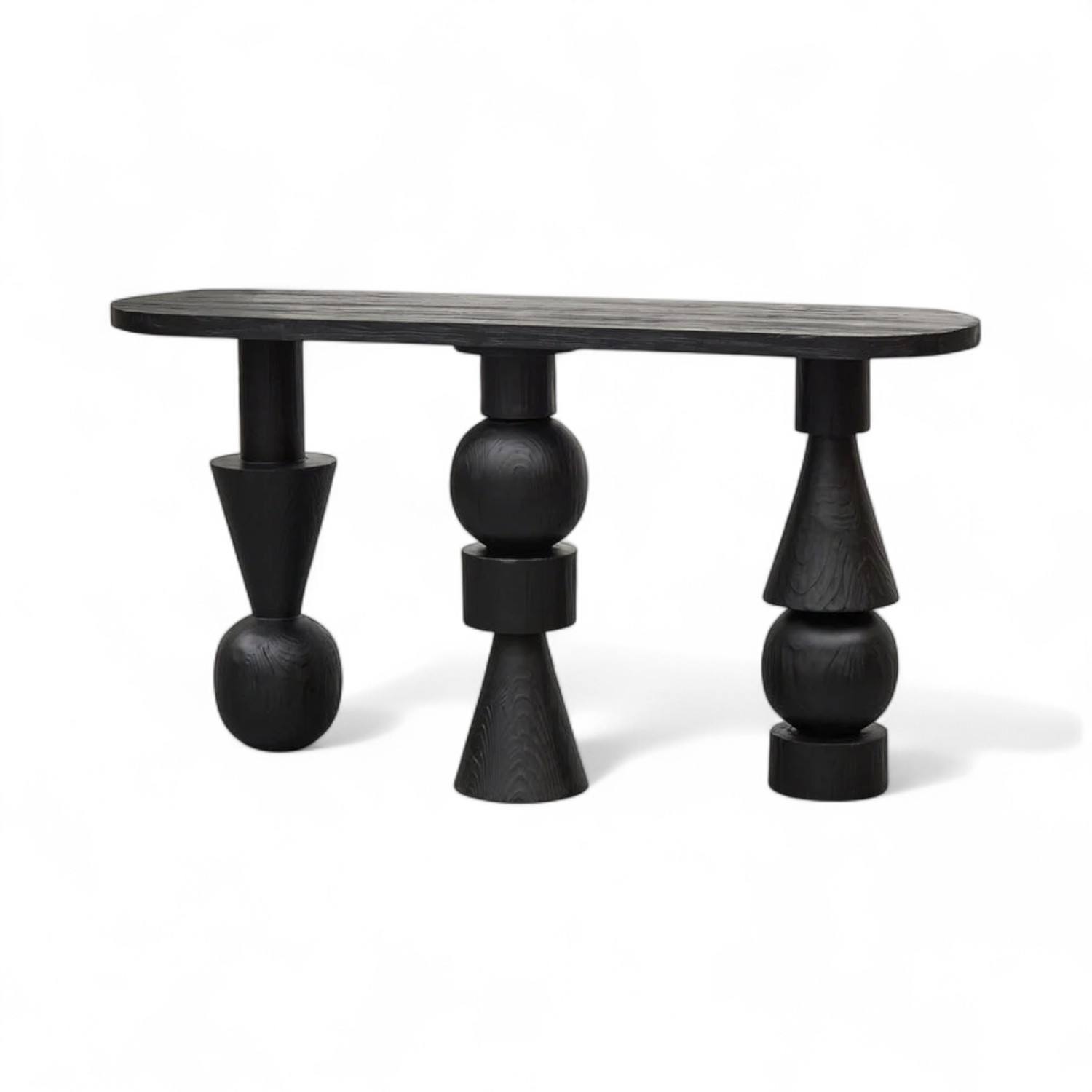 Reclaimed Pine Wood or Mahogany Wood - Black or Custom