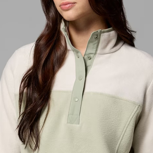 Sweat-shirt pour femmes avec design en blocs de couleur pour les acheteurs en gros avec service OEM avec conception de logo personnalisé Tissu de haute qualité pour le confort - Product Image 2