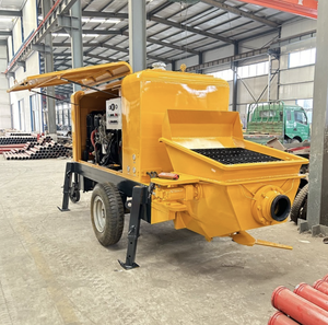 Bomba de Hormigón Móvil Rentable, Bomba de Cemento China/Precio de Bomba de Hormigón Estacionaria Pequeña para Obras de Construcción Civil - Product Image 3