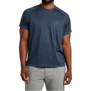 OEM T-shirt lourd surdimensionné Logo personnalisé T-shirt uni à manches courtes en coton grande taille hommes unisexe Vente en gros Nouvelle arrivée - Product Image 4