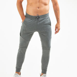 Pantalon de survêtement en molleton français ajusté sur mesure pour homme, pantalon de survêtement d'hiver pour la course à pied, taille élastique - Product Image 5