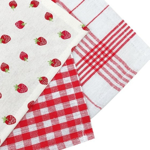 Serviette de cuisine en tissu doux imprimé floral numérique personnalisé en coton biologique 100% pour femme - Product Image 4