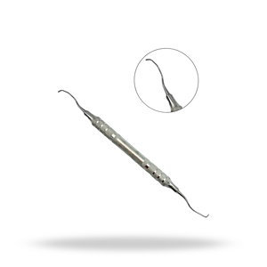 Cureta Felina Gracey Mini 11 15 con Mango XL, Cureta Periodontal Dental Veterinaria, Instrumento de Acero Inoxidable - Product Image 1