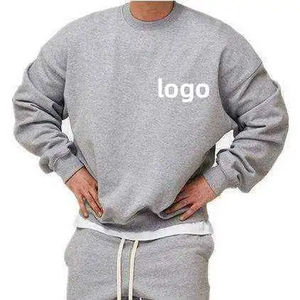 Conjunto de sudadera y chándal para hombre con logotipo personalizado de alta calidad, ropa deportiva holgada, chándal para correr para hombre - Product Image 5