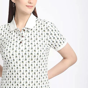 Polos à sublimation pour femmes à usage extérieur, coupe régulière, pour tenue décontractée, polo d'été pour femmes avec logo personnalisé, vente en gros - Product Image 6