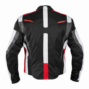 Vêtement de sport de course personnalisé, veste en textile Cordura pour moto avec protection corporelle imperméable, impression de logo personnalisé, veste de moto - Product Image 2