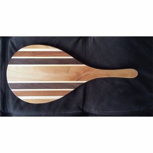 Profesional de alta calidad, ligero, hecho a mano, respetuoso con el medio ambiente, juego de paletas de playa de madera, agarre personalizado, raqueta duradera para deportes al aire libre - Product Image 6