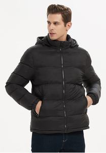 Chaqueta de Plumón Personalizada con Logotipo, Chaqueta de Invierno Gruesa y Cálida para Hombre, Chaqueta de Plumón Ligera con Cremallera para Hombre - Product Image 5
