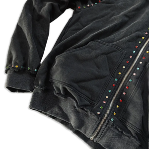 เสื้อฮู้ดผ้าฝ้าย Hoodie100 % เสื้อฮู้ดแบบสวมหัวเสื้อฮู้ดซักกรดกำหนดได้เอง - Product Image 4