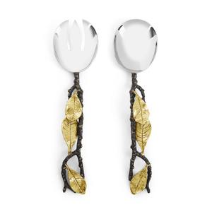 Ensemble de couverts en métal de qualité supérieure de luxe Couverts en acier aluminium de dernière conception Sophistiqué Nouvelle feuille Tenir Salle à manger moderne Sophistiqué - Product Image 4