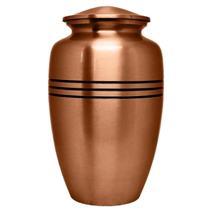 Urnas de metal de cremación rústicas doradas, urnas conmemorativas de aluminio, recuerdo, tamaños para adultos, urnas de recuerdos infinitos grabables y a prueba de fugas - Product Image 4