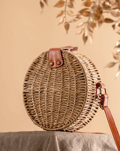 Sac en bambou, sac bandoulière en bambou naturel, écologique, fait à la main et durable - Product Image 4