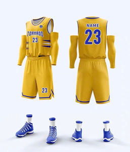 Quality Striped Printed <b>Basketball</b> Uniform for Men/<b>Women</b>/Youth Custom Name Number Fast Production Breathable for Summer/Spring - Product Image 3