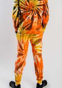 Ensemble de sweatsuit unisexe décontracté Tie Dye, un mélange de confort et de confort que je porte tous les jours et relaxant à l'intérieur avec un cordon de serrage - Product Image 4