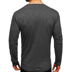 Full Customized 100% Cotton <b>Long</b> <b>Sleeves</b> <b>T</b>-<b>shirt</b> For <b>Men</b> Top Seller Loose Fit <b>Men</b> <b>Long</b> <b>Sleeve</b> <b>T</b> <b>Shirt</b> In Bulk Quantity - Product Image 3