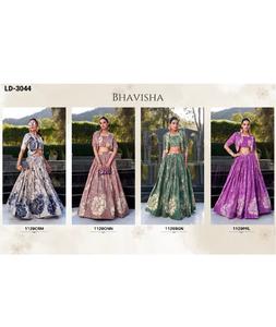 Nuevo Lehenga Choli de Diseñador para Mujer, para Bodas y Festivales, Cosido con Lona y Can Can, con Blusa Elegante y Conjunto de Koti - Product Image 1