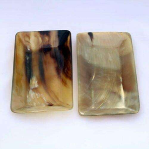 Bol en corne de buffle naturelle de style classique en gros, de haute qualité, poli, jetable, passe au lave-vaisselle, plateau de service - Product Image 1