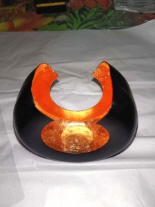 เทียนโวทีฟเคลือบโลหะสีดำสำหรับตกแต่งบ้าน - Product Image 2