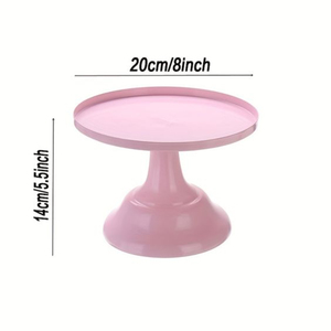 High Quality Multi-Functional Metal Cake Stand <b>Pink</b> Display Stand with Hotel Ware Decoration Wholesale Cake Tray Holder - Product Image 1