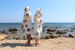 Peignoir à capuche en coton turc Robe déshabillé séchage rapide à manches longues doux femmes hommes bonne qualité taille Option maison Sauna plage - Product Image 6