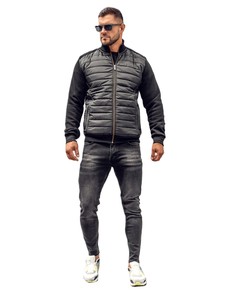 . Blouson aviateur homme léger avec fermeture à glissière tissu respirant coupe confortable idéal pour le printemps automne et les tenues quotidiennes - Product Image 2